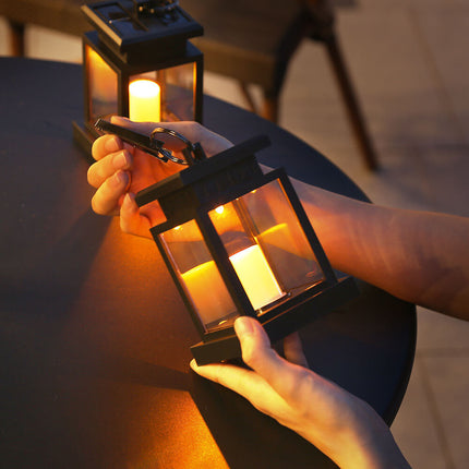 Lampa wisząca solarna z efektem świecy LED – Klasyczne oświetlenie dekoracyjne do użytku zewnętrznego 4