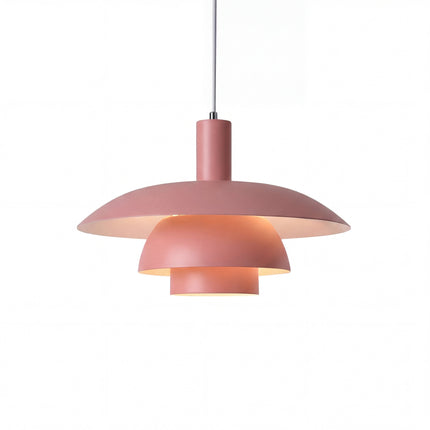 Lampa wisząca w stylu duńskim z wbudowanym oświetleniem LED – ściemnialna, metalowa lampa do wyspy kuchennej – średnica 29 cm lub 39 cm 13