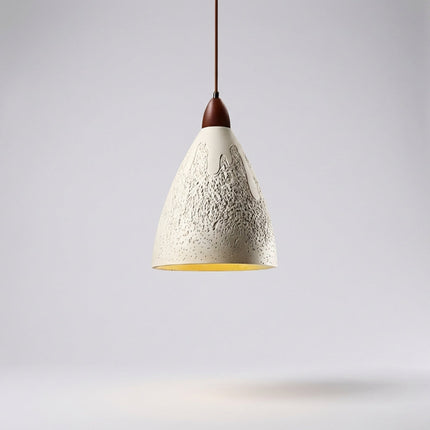 Lampa wisząca z oświetleniem LED – wykończenie w stylu retro, do kuchni lub jadalni – średnica 23 cm 1