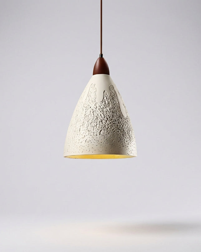 Lampa wisząca z oświetleniem LED – wykończenie w stylu retro, do kuchni lub jadalni – średnica 23 cm 1
