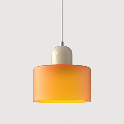 Lampa wisząca z regulowaną wysokością i przezroczystym szklanym kloszem do wyspy kuchennej – nowoczesny design Bauhaus 3