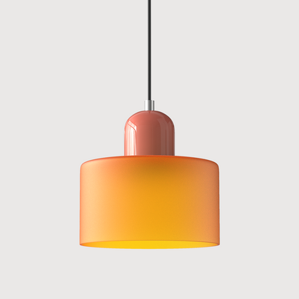 Lampa wisząca z regulowaną wysokością i przezroczystym szklanym kloszem do wyspy kuchennej – nowoczesny design Bauhaus 6