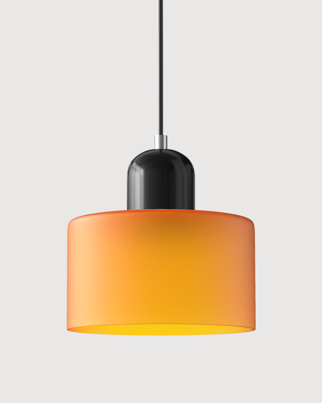 Lampa wisząca z regulowaną wysokością i przezroczystym szklanym kloszem do wyspy kuchennej – nowoczesny design Bauhaus 7