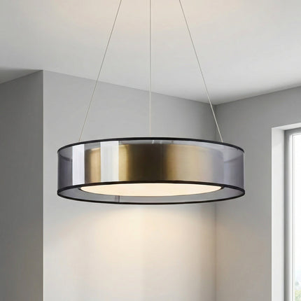 Lampa wisząca z regulowaną wysokością i wykończeniem w kolorze różowego złota – nowoczesna lampa wisząca ze szkła 0