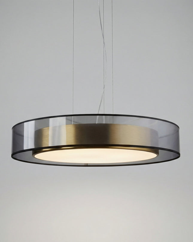 Lampa wisząca z regulowaną wysokością i wykończeniem w kolorze różowego złota – nowoczesna lampa wisząca ze szkła 2