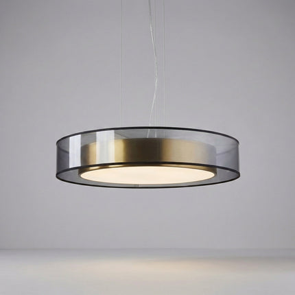 Lampa wisząca z regulowaną wysokością i wykończeniem w kolorze różowego złota – nowoczesna lampa wisząca ze szkła 7