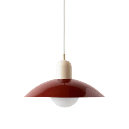Lampa wisząca z zakrzywionym metalowym kloszem do oświetlenia kuchennego – minimalistyczna oprawa do wnętrz 16