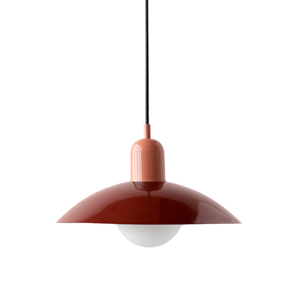 Lampa wisząca z zakrzywionym metalowym kloszem do oświetlenia kuchennego – minimalistyczna oprawa do wnętrz 18
