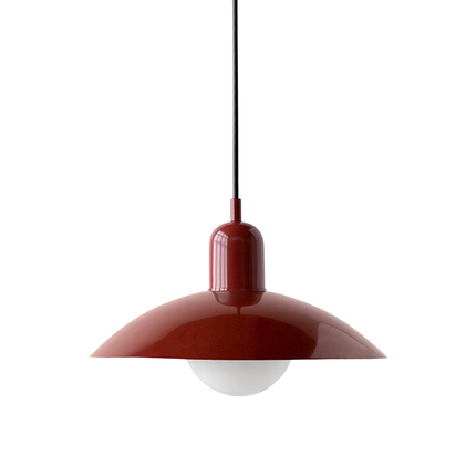 Lampa wisząca z zakrzywionym metalowym kloszem do oświetlenia kuchennego – minimalistyczna oprawa do wnętrz 20