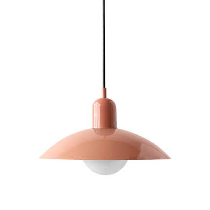 Lampa wisząca z zakrzywionym metalowym kloszem do oświetlenia kuchennego – minimalistyczna oprawa do wnętrz 22