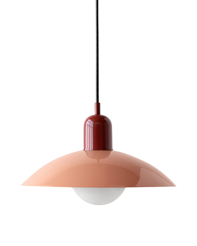 Lampa wisząca z zakrzywionym metalowym kloszem do oświetlenia kuchennego – minimalistyczna oprawa do wnętrz 23
