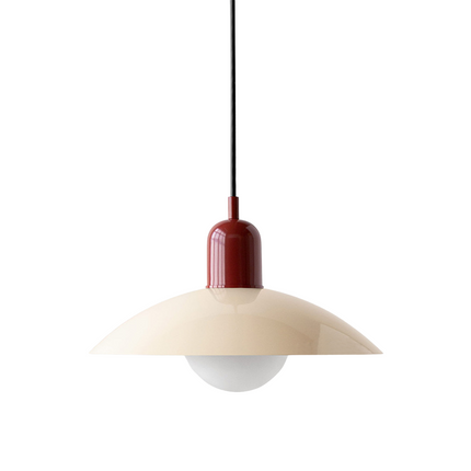 Lampa wisząca z zakrzywionym metalowym kloszem do oświetlenia kuchennego – minimalistyczna oprawa do wnętrz 5