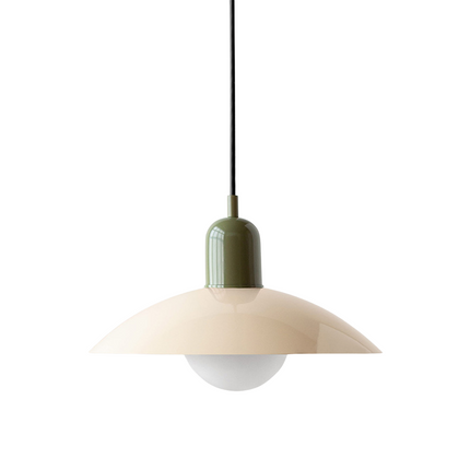 Lampa wisząca z zakrzywionym metalowym kloszem do oświetlenia kuchennego – minimalistyczna oprawa do wnętrz 8