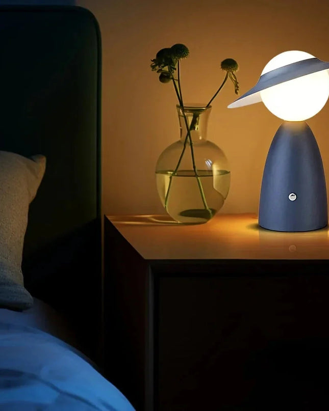 Lampka Biurkowa LED z Przyciemnianiem i Bezprzewodowym Ładowaniem – Nowoczesna Lampa na Biurko do Czytania i Pracy 0