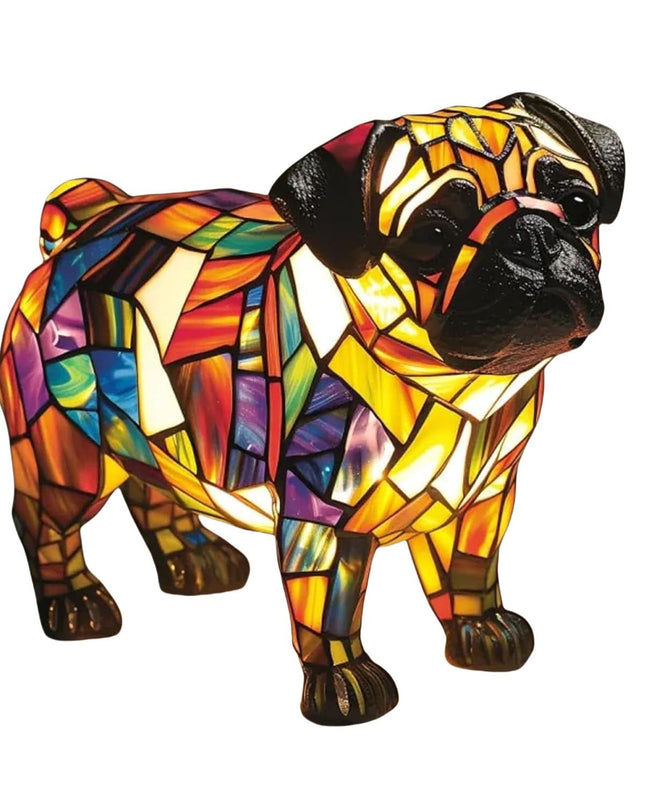 Lampka Nocna LED z Wzorem Psa – Ciepłe Światło, Kompaktowa Dekoracja do Domu 15 cm 3