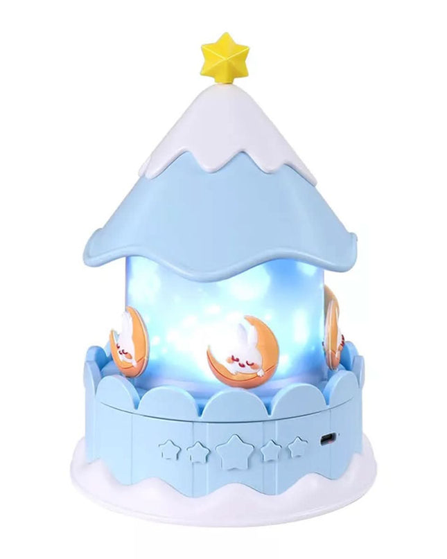 Lampka Nocna Projektor Galaxy Star z Muzyką i 12 Motywami – Idealna do Sypialni i dla Dzieci, Zasilanie na Baterie lub USB 2