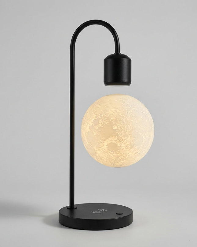 Lampa nocna z lewitacją magnetyczną i ładowaniem bezprzewodowym w nowoczesnym kształcie księży 1