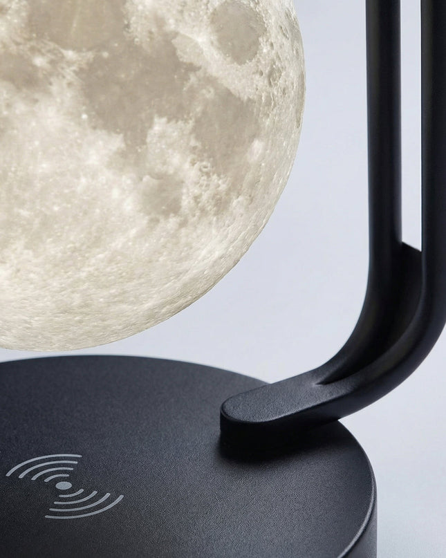 Lampa nocna z lewitacją magnetyczną i ładowaniem bezprzewodowym w nowoczesnym kształcie księży 2