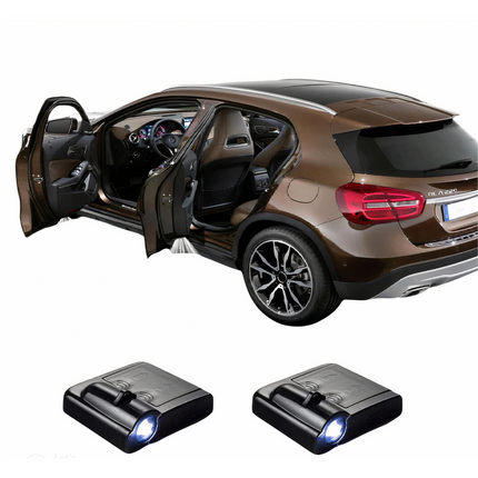 Lampy Projekcyjne LED do Drzwi Samochodowych – Eleganckie Oświetlenie Powitalne z Logo, Łatwa Instalacja, Kompaktowy Rozmiar 1