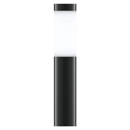 Lampy ogrodowe solarne z ciepłymi diodami LED – czarne oświetlenie ścieżek zewnętrznych, zestaw 2 szt. 2