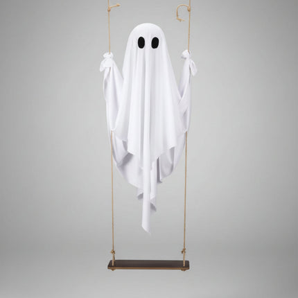 Latający Duch LED z regulowaną jasnością, zdalnie sterowana dekoracja Halloweenowa na zewnątrz w kolor 0