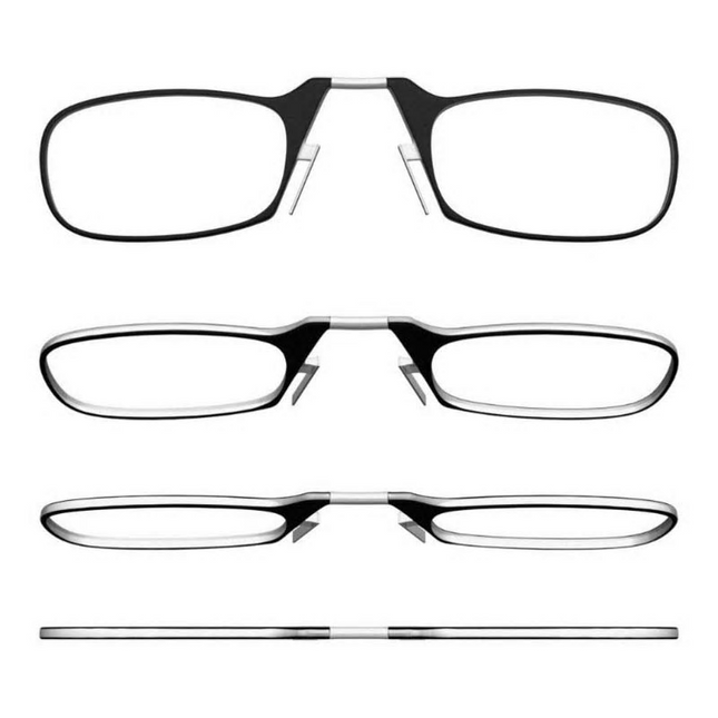 Lekkie Damskie Okulary do Czytania z Asferycznymi Soczewkami – Składana Oprawka i Wygodne Dopasowanie 0