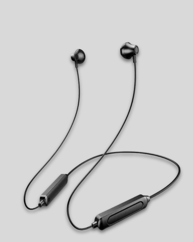 Lekkie słuchawki Bluetooth z pałąkiem na szyję do uprawiania sportu – bezprzewodowe, bateria wystarczająca na 12 godzin, odporne na pot 1