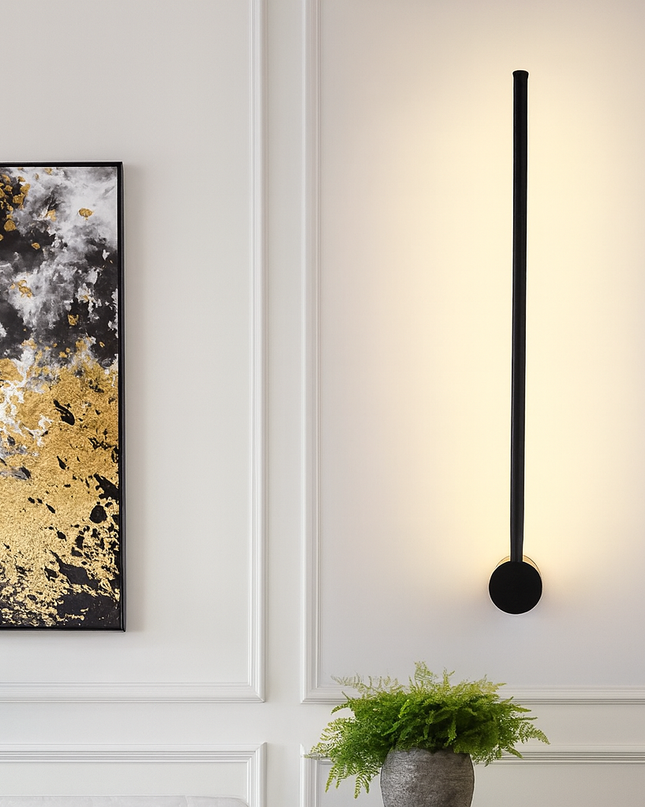 Liniowa lampa ścienna z oświetleniem LED – nowoczesna lampa kinkietowa z żelaza i akrylu, od 60 cm do 120 cm 7