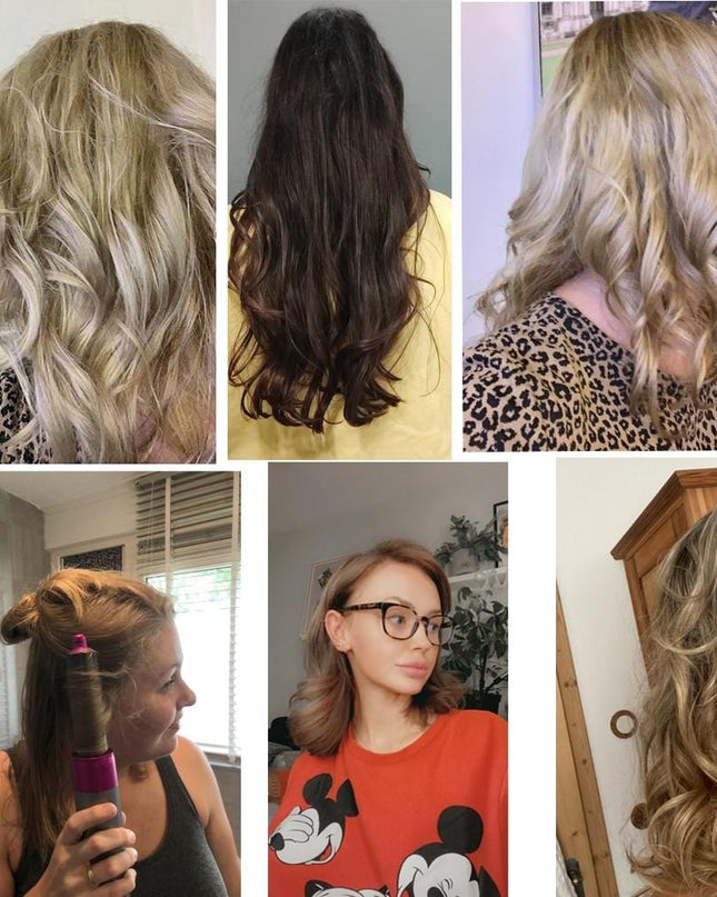 Lokówka i suszarka 5 w 1 z inteligentną kontrolą temperatury – ceramiczne narzędzie wielofunkcyjne do stylizacji wszystkich rodzajów włosów 1