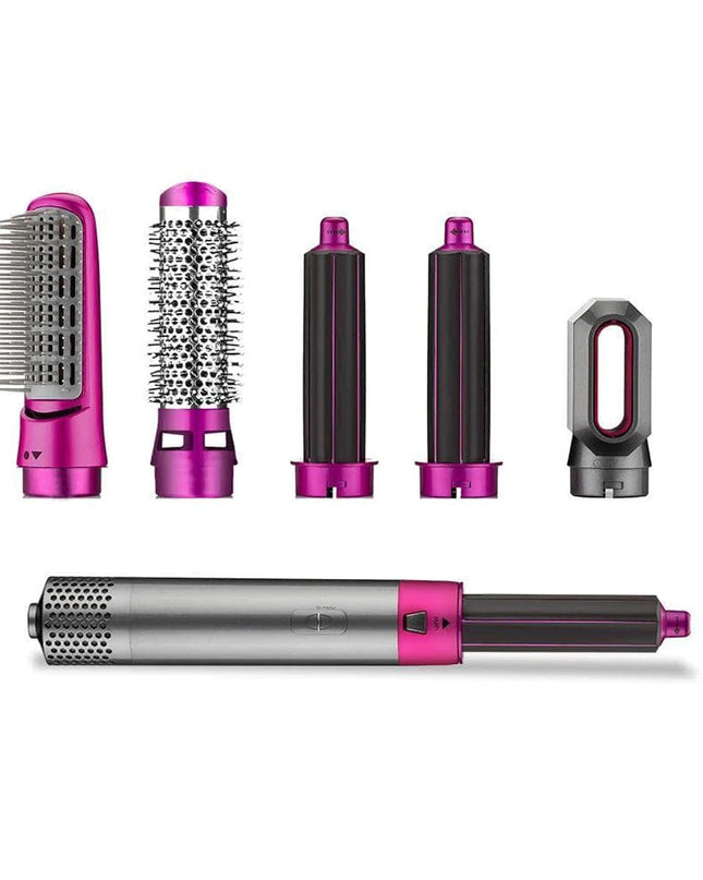 Lokówka i suszarka 5 w 1 z inteligentną kontrolą temperatury – ceramiczne narzędzie wielofunkcyjne do stylizacji wszystkich rodzajów włosów 5