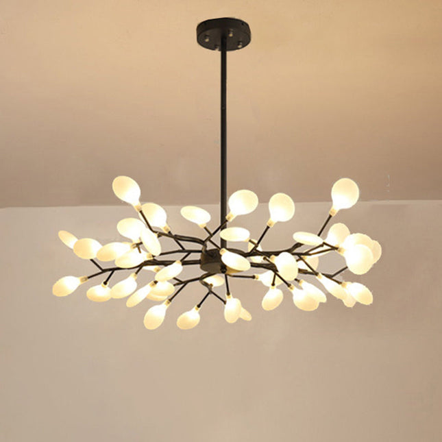 Lśniący Żyrandol Minimalistyczny do Salonu i Sypialni - Eleganckie Oświetlenie Akrylowe 70cm, 85cm, 114cm 0