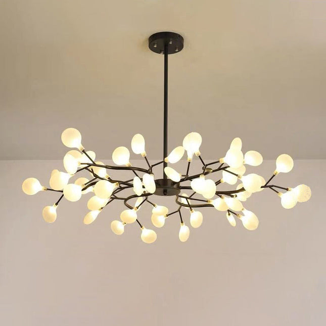 Lśniący Żyrandol Minimalistyczny do Salonu i Sypialni - Eleganckie Oświetlenie Akrylowe 70cm, 85cm, 114cm 1