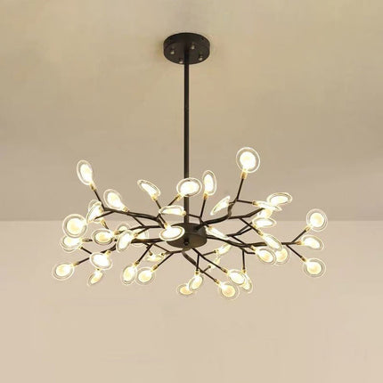 Lśniący Żyrandol Minimalistyczny do Salonu i Sypialni - Eleganckie Oświetlenie Akrylowe 70cm, 85cm, 114cm 11