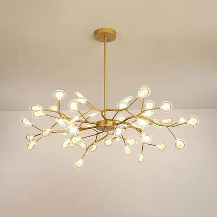 Lśniący Żyrandol Minimalistyczny do Salonu i Sypialni - Eleganckie Oświetlenie Akrylowe 70cm, 85cm, 114cm 12