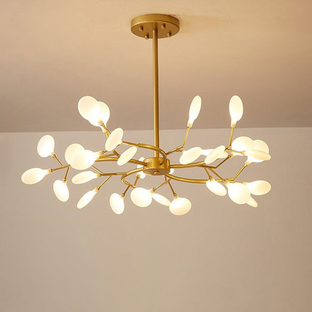 Lśniący Żyrandol Minimalistyczny do Salonu i Sypialni - Eleganckie Oświetlenie Akrylowe 70cm, 85cm, 114cm 5