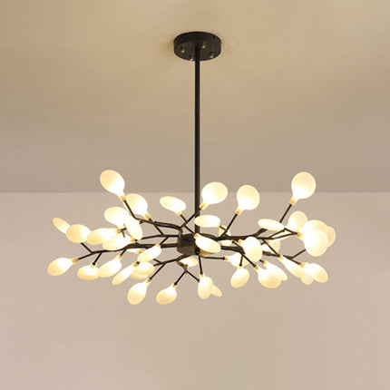 Lśniący Żyrandol Minimalistyczny do Salonu i Sypialni - Eleganckie Oświetlenie Akrylowe 70cm, 85cm, 114cm 7