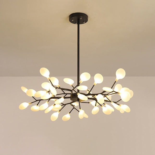 Lśniący Żyrandol Minimalistyczny do Salonu i Sypialni - Eleganckie Oświetlenie Akrylowe 70cm, 85cm, 114cm 7