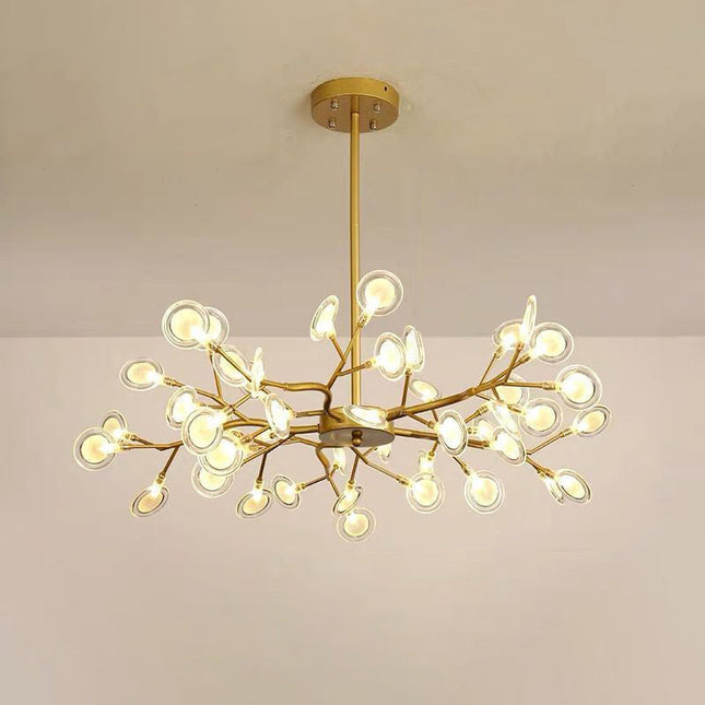 Lśniący Żyrandol Minimalistyczny do Salonu i Sypialni - Eleganckie Oświetlenie Akrylowe 70cm, 85cm, 114cm 9