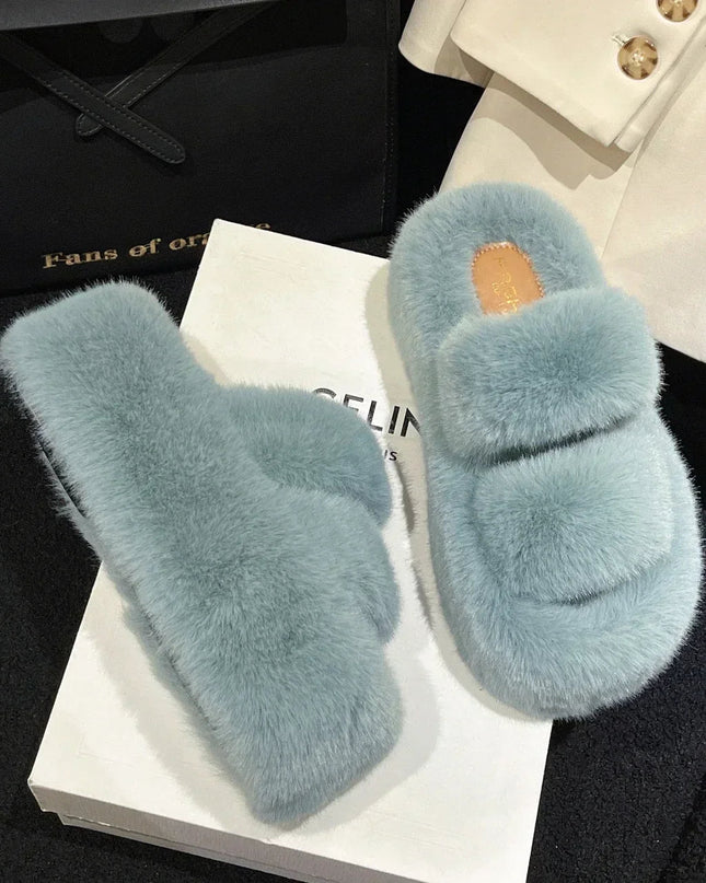 Luksusowe kapcie domowe damskie z miękką podszewką – Komfortowe i stylowe pantofle domowe 0