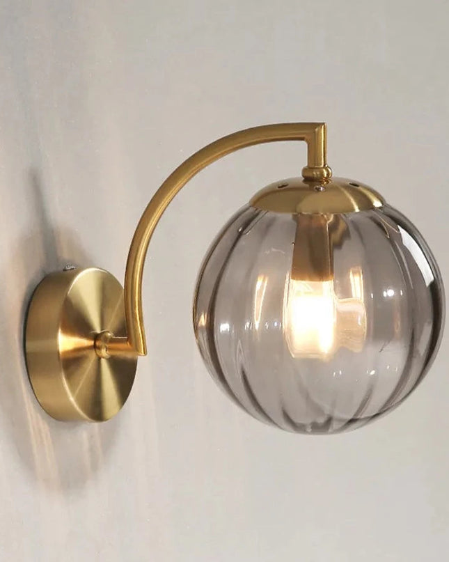 Luksusowy Kinkiet Ścienny LED ze Szklanym Kandelabrem – Elegancki Design do Sypialni i Salonu 30x14cm 0