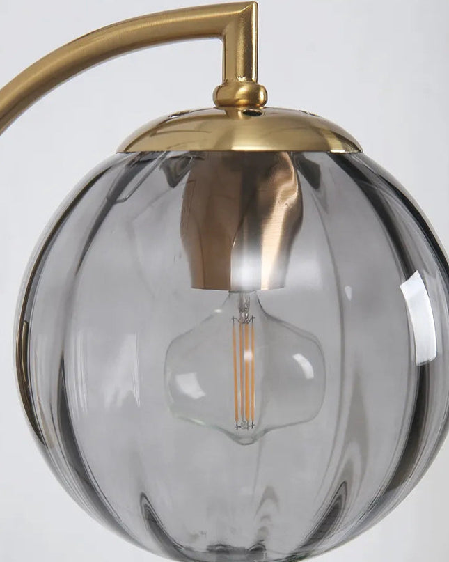 Luksusowy Kinkiet Ścienny LED ze Szklanym Kandelabrem – Elegancki Design do Sypialni i Salonu 30x14cm 3