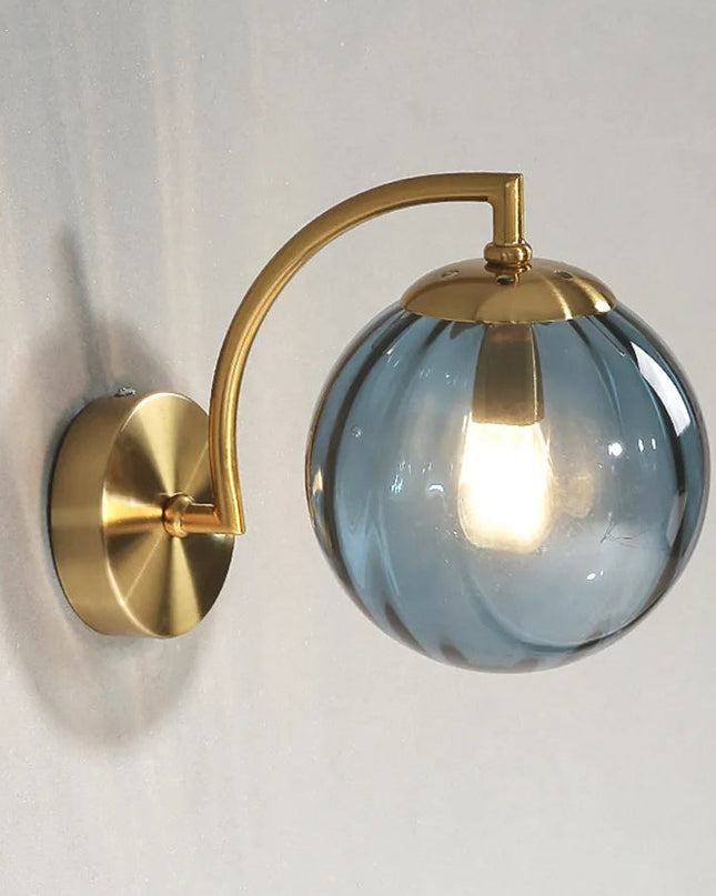 Luksusowy Kinkiet Ścienny LED ze Szklanym Kandelabrem – Elegancki Design do Sypialni i Salonu 30x14cm 6