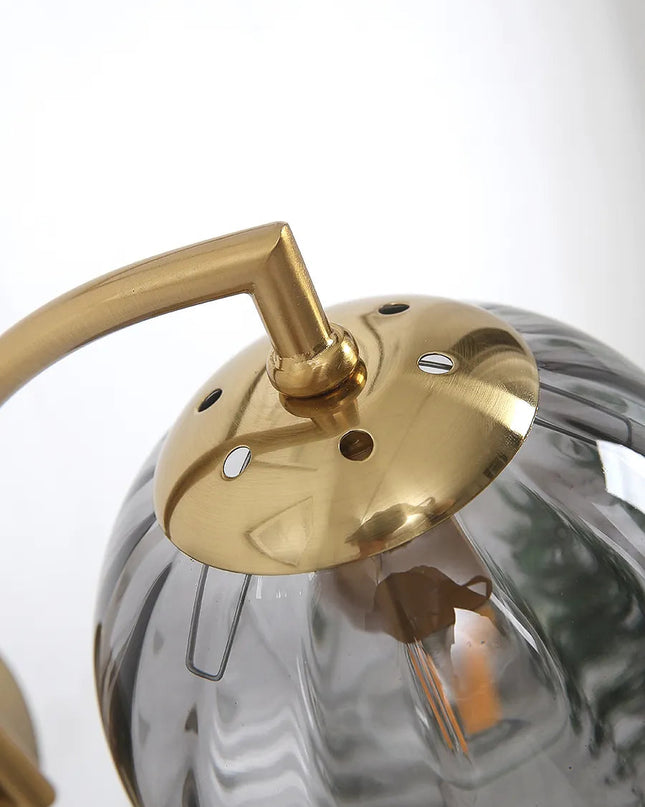 Luksusowy Kinkiet Ścienny LED ze Szklanym Kandelabrem – Elegancki Design do Sypialni i Salonu 30x14cm 8