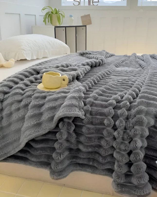 Luksusowy Koc Polarowy Miękki i Ciepły 120x200 cm do Sypialni i Salonu 2