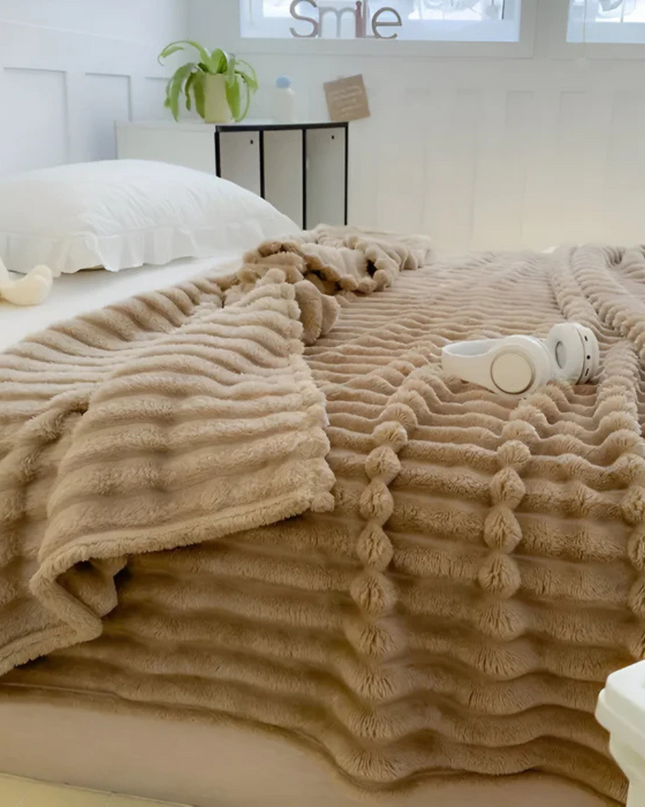 Luksusowy Koc Polarowy Miękki i Ciepły 120x200 cm do Sypialni i Salonu 3