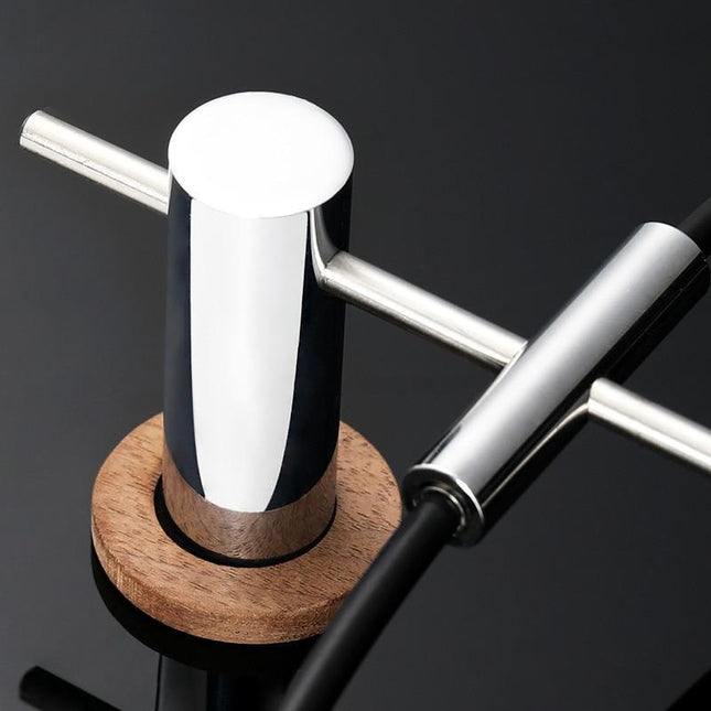 Luksusowy Zegar Biurkowy Vintage z Cichym Mechanizmem – Minimalistyczny Design, Wymiary 63 x 69 cm, Akryl RPET 3