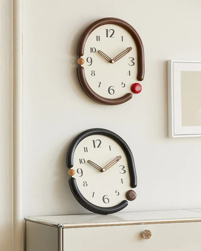 Luksusowy Zegar Ścienny - Ponadczasowe Wzornictwo 1