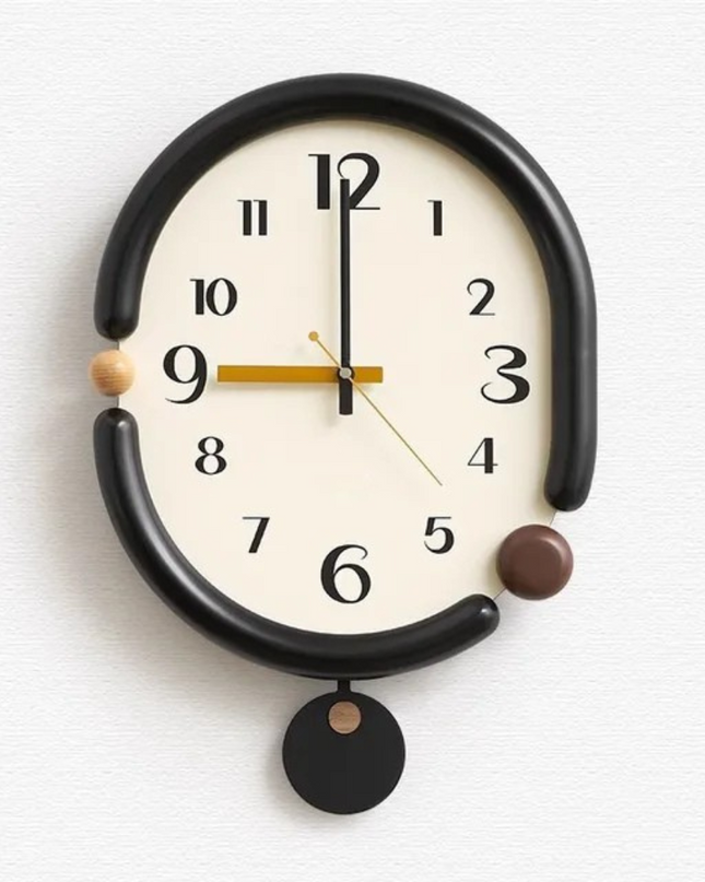 Luksusowy Zegar Ścienny - Ponadczasowe Wzornictwo 10