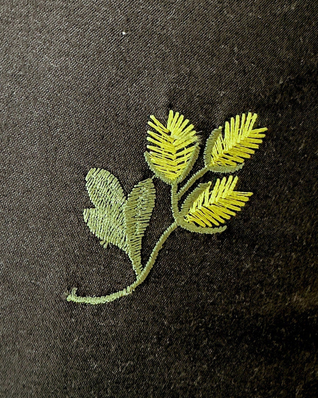 LunaDroom – Czarny komplet poszewek na poduszki – haftowane gwiazdy i księżyc na magiczne noce 3