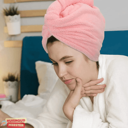 Magiczny Ręcznik do Włosów z Mikrofibry, Szybkie Suszenie, Wygodny Zapięcie, Miękki i Lekki – Idealny do Codziennego Użytku 1